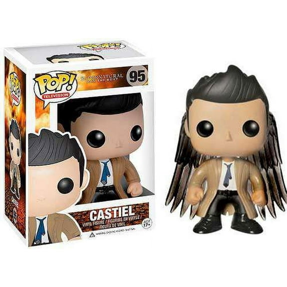 Castiel Pop Television Figure #95 Stylized Supernatural Hot Topic 2017 Exclusive With Wings