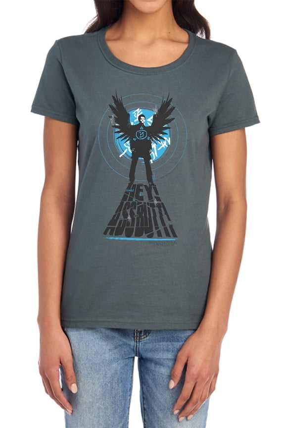 Supernatural Hey Ass Butt Women's T Shirt, Charcoal, Small