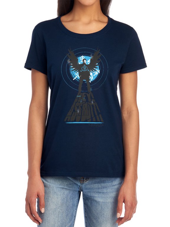 Supernatural Hey Ass Butt Women's T Shirt, Navy, Small