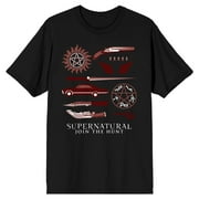 Supernatural Hunters Arsenal Mens Black T-shirt-Medium