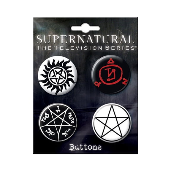 Supernatural Join the Hunt 4 Piece Button Set (#82756)