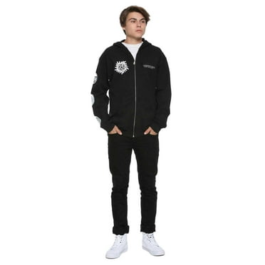 Supernatural Join the Hunt Men's Zip Hoodie, Black, Large