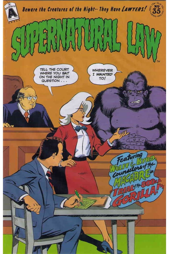 Supernatural Law #35 VF ; Exhibit A Comic Book