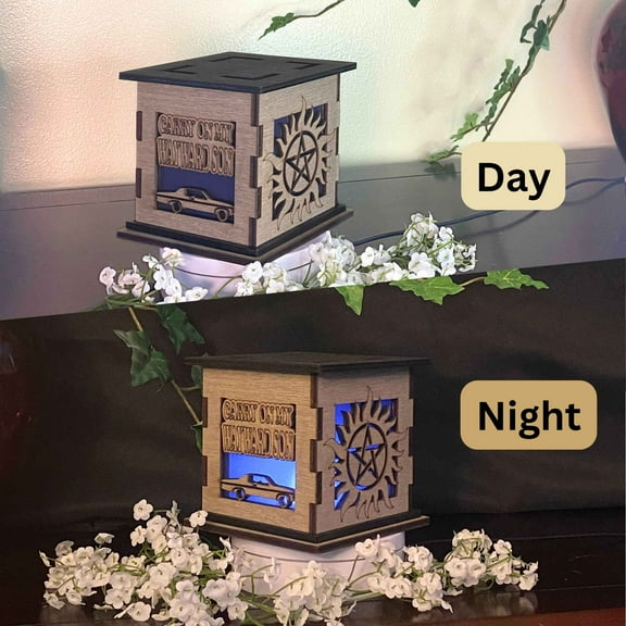 Supernatural Light Box | Sci-Fi Dcor | Fantasy Night Light
