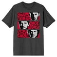 thumbnail image 1 of Supernatural Main Character Panels Men's Charcoal Heather T-shirt-Small, 1 of 2