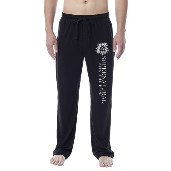 Supernatural Mens' Join The Hunt Anti-Possession Sleep Pajama Pants