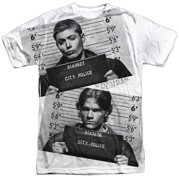 Supernatural - Mug Shots - Short Sleeve Shirt - Small