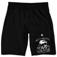 thumbnail image 1 of Supernatural Once A Hunter Always A Hunter Men's Black Sleep Pajama Shorts-3XL, 1 of 3