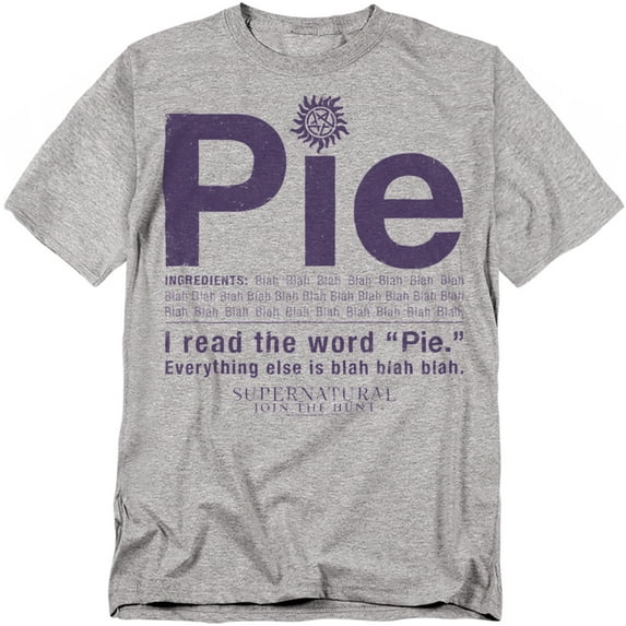 Supernatural T-Shirt Pie Unisex Graphic Tee For Men & Women