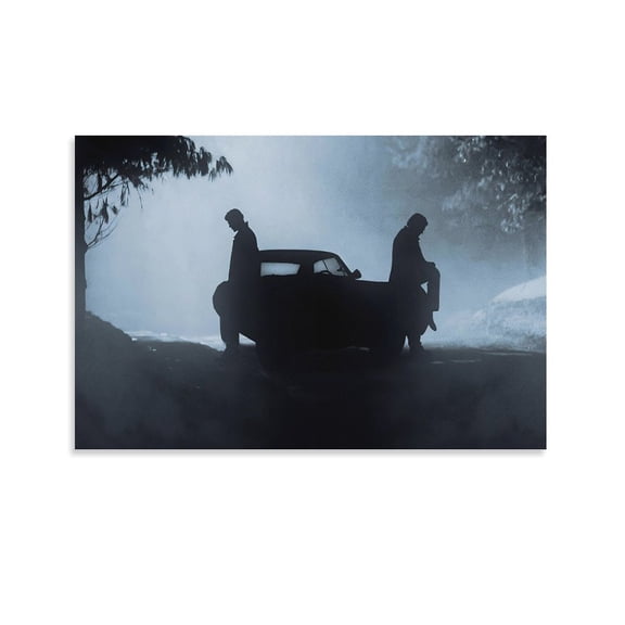 Supernatural Poster Dean And Sam Winchester Picture Print Canvas Poster Wall Paint Art Posters Decor Modern Home Artworks Gift 16x24inch(40x60cm)