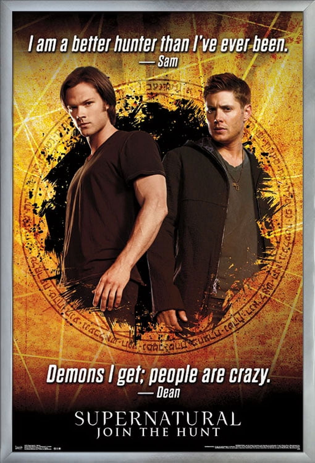 Supernatural - Quotes Wall Poster, 22.375