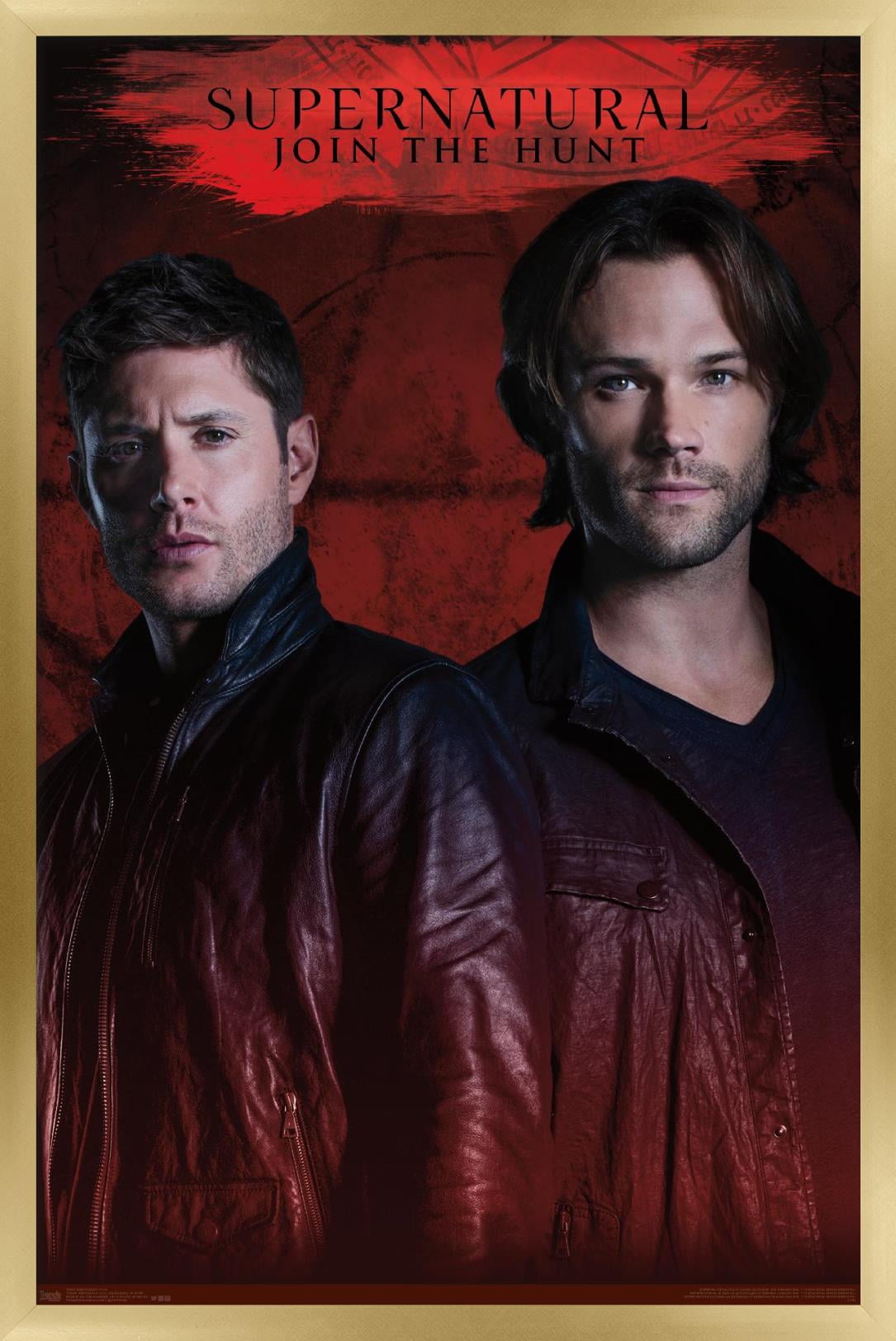 Supernatural - Red Wall Poster, 14.725" x 22.375", Framed