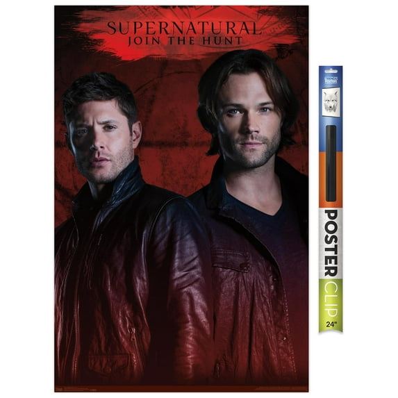 Supernatural - Red Wall Poster, 22.375" x 34"