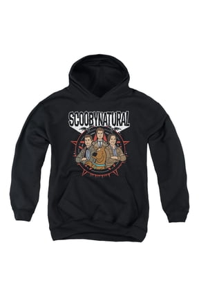 Scoobynatural Youth Kids Boy/Girls Pull-Over Hoodie, Black, Large