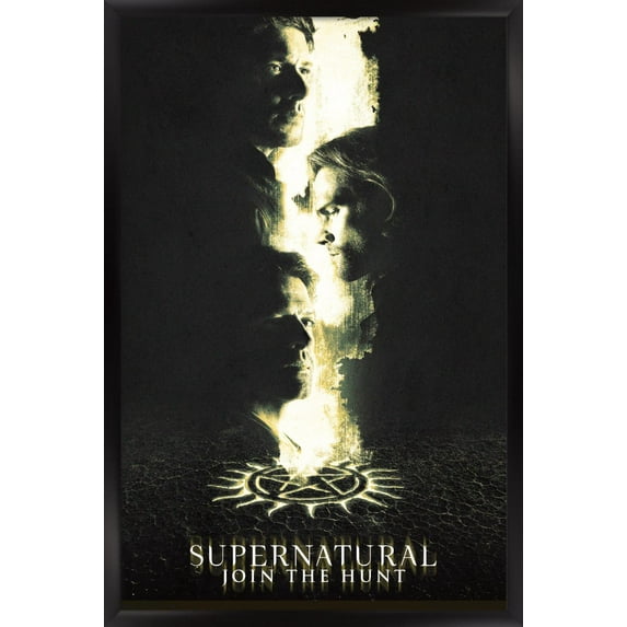 Supernatural - Season 14 Wall Poster, 14.725" x 22.375", Framed