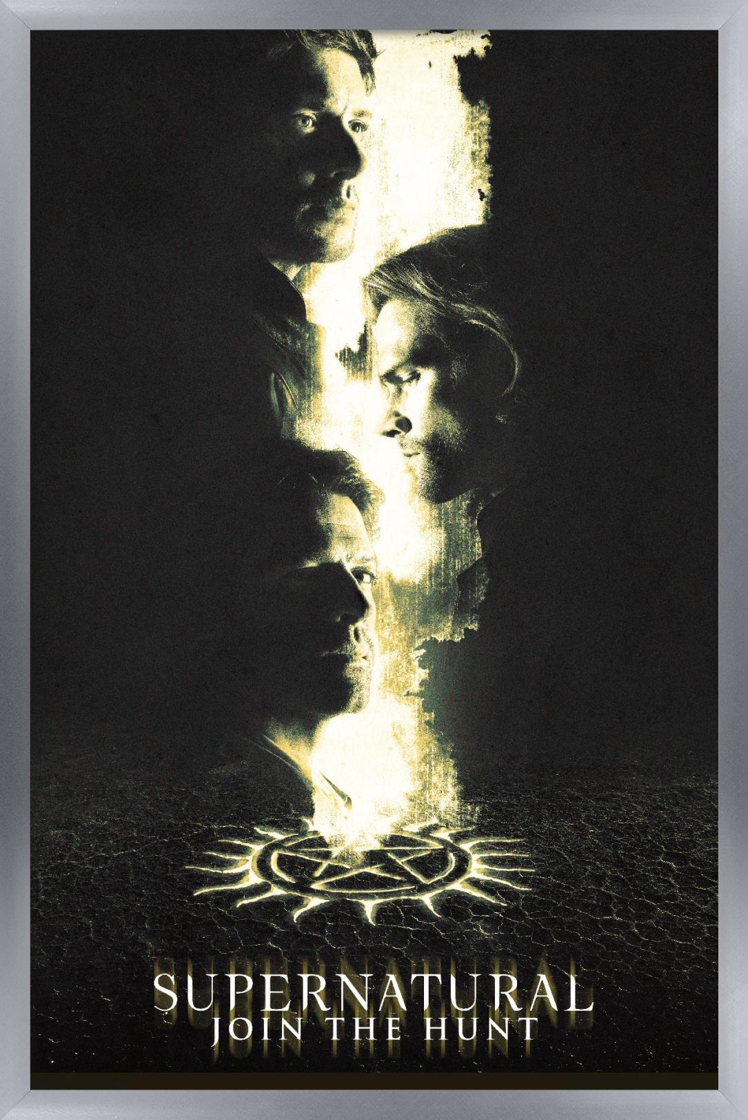 Supernatural - Season 14 Wall Poster, 14.725" x 22.375", Framed