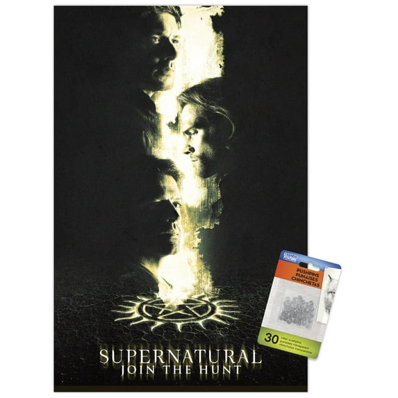 Supernatural - Season 14 Wall Poster with Push Pins, 14.725" x 22.375"