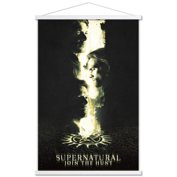 Supernatural - Season 14 Wall Poster with Wooden Magnetic Frame, 22.375" x 34"