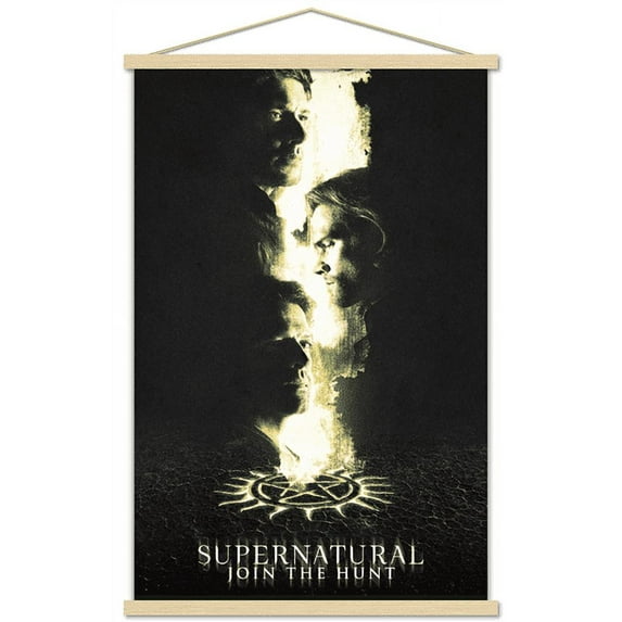 Supernatural - Season 14 Wall Poster with Wooden Magnetic Frame, 22.375" x 34"
