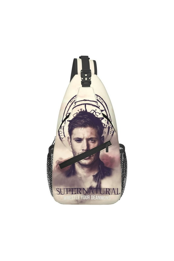 Supernatural Sling Bag Crossbody Sling Backpack Chest Bag Daypack Purses Shoulder Bag For Women Men Travel Hiking