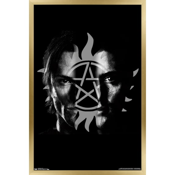 Supernatural - Split Wall Poster, 14.725" x 22.375", Framed