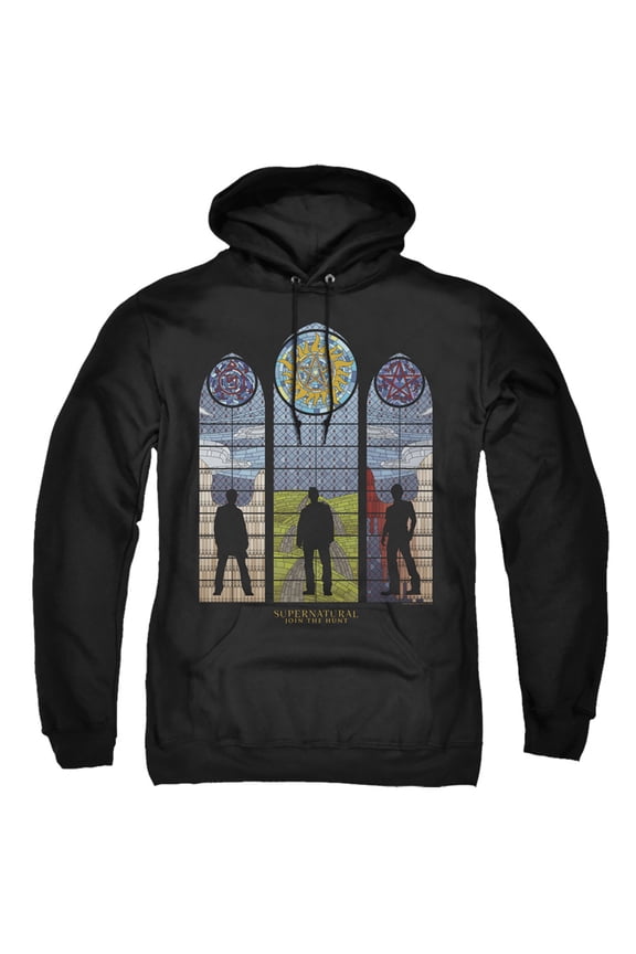 Supernatural - Stained Glass - Pull-Over Hoodie - Large