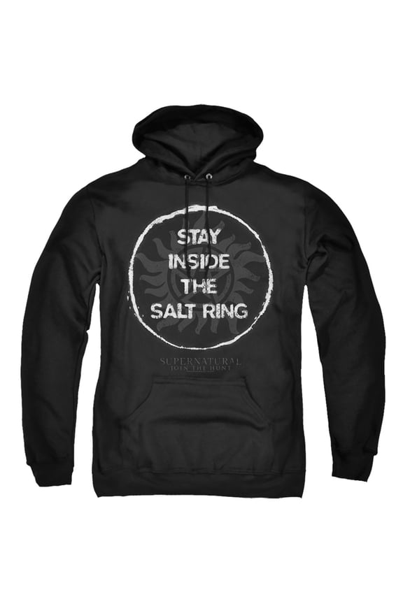Supernatural - Stay Inside The Salt Ring - Pull-Over Hoodie - XX-Large
