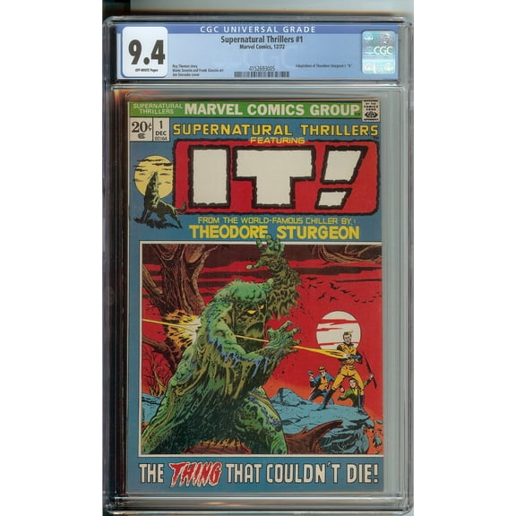 Supernatural Thrillers #1 - CGC 9.4 Comic Book