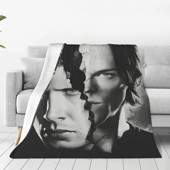 Supernatural Throw Blanket Couch Bed Sofa Soft Lightweight Warm Cozy Flannel Fleece Bed Blanket For Kids Adults Gift Multiple Sizes Available 60"X50"