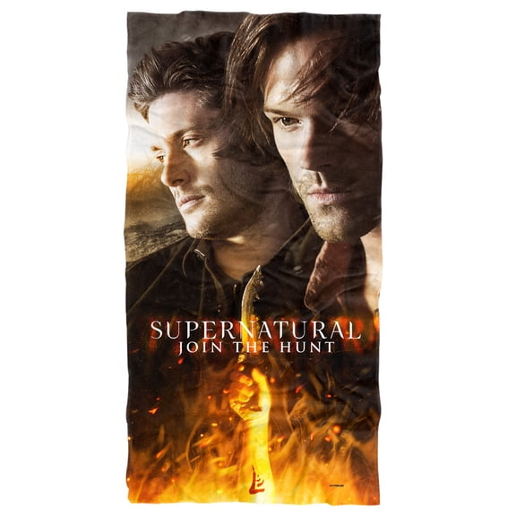 Supernatural Up Close and Personal Officially Licensed Beach Towel 30' X 60'