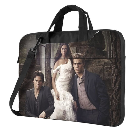 Supernatural Vampire Diaries Laptop Bag Shoulder Portable Laptop Case Sleeve Chromebook Notebook Messenger Briefcase Adjustable Handbag For Women & Men