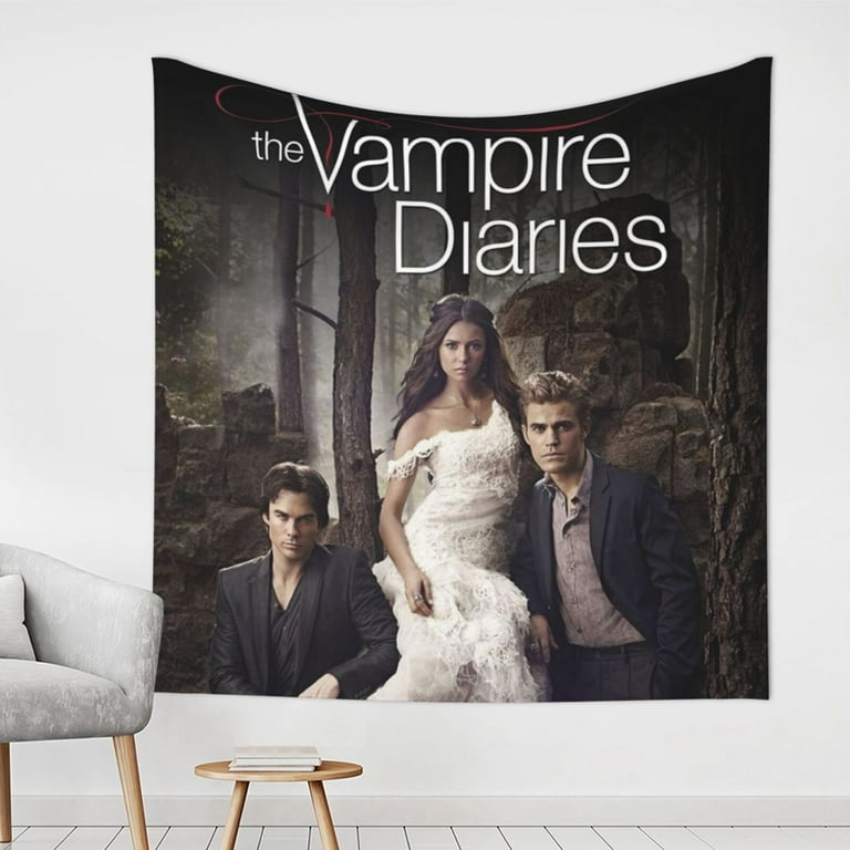 Supernatural Vampire Diaries Tapestry Luxury Wall Hanging Tapestries Decor For Bedroom Living Room Dormitory Mural Blanket 59x59in Walmart