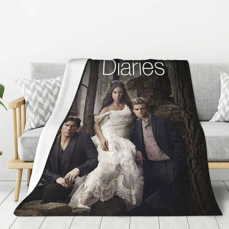 Supernatural Vampire Diaries Thick Blanket Cozy Soft Fuzzy Anti pilling Flannel Throw Blanket Warm Sofa Bed Blanket 40 x30 For Adult Teen Kids Walmart