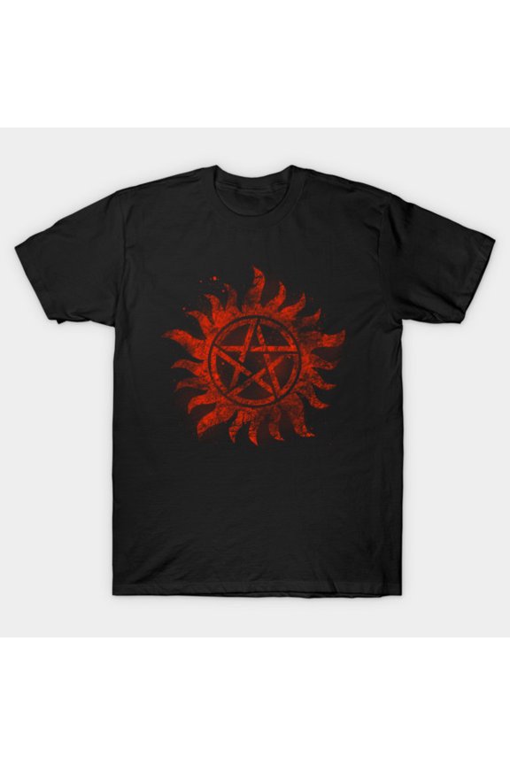 Supernatural Vintage Red Winchester Demon Hunting Logo Unisex T-Shirt, for men & women, up to size 5XL
