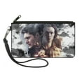 thumbnail image 1 of Supernatural Wallet, Zip Pouch, Supernatural Character Poses Clouds Grays Full Color, Canvas, 1 of 4