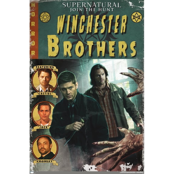 Supernatural - Winchester Brothers Wall Poster, 22.375" x 34"