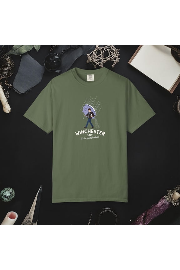 Supernatural Winchester Salt Shirt | Supernatural Parody Tee | Dean Winchester Comfort Colors 1717 | Funny Horror Fan Gift