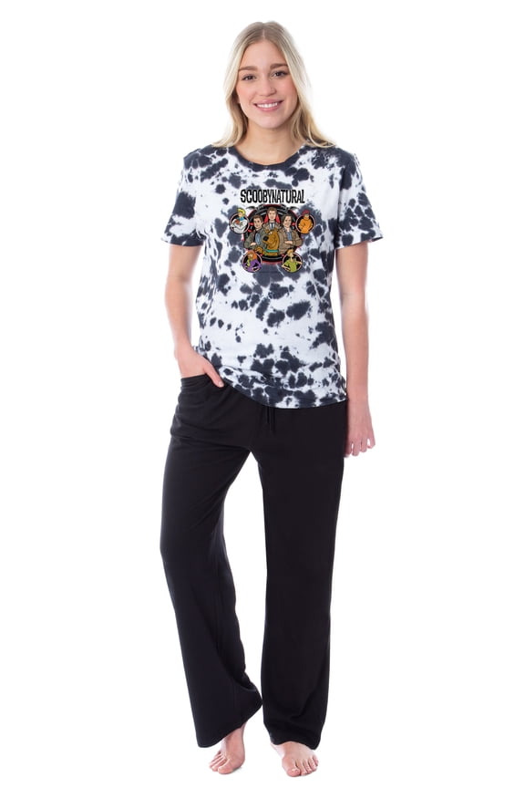 Supernatural Womens' Scoobynatural Group Character Shot Sleep Pajama Set