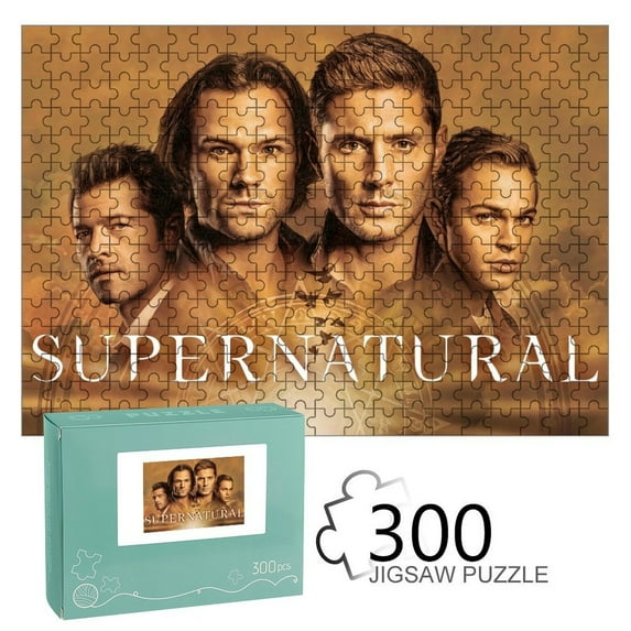 Supernatural-themed Wooden jigsaw Puzzle for home Decoration or gift for fans friend,family.300pc