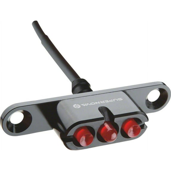 Supernova E3 2 Taillight: Bolt Mount, AC Current, Black