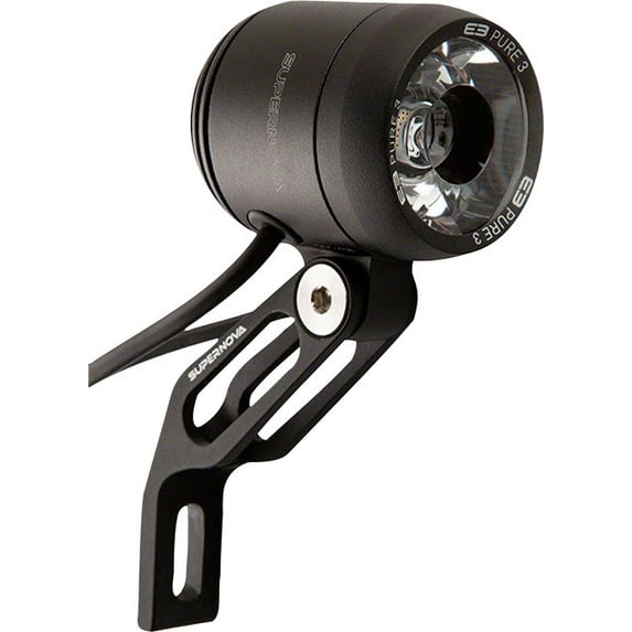 Supernova E3 Pure 3 Dynamo Headlight: Black