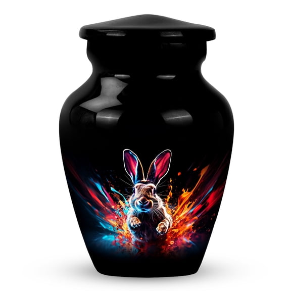 Supernova Rabbit Burst Small Urn For Ashes Keepsake - Urns For Adults Men - Urns For Human Ashes - Small Keepsake Urns For Human Ashes - Urns For Human Ashes Adult Female (Size - 3inch,1pcs)