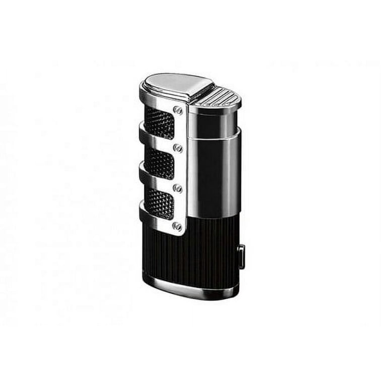 Butane Torch Lighter With V Cutter, Windproof Jet Flame
