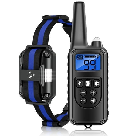 Heaflex Dog Training Collar with Remote - 2600ft Range, Waterproof, LED Light with Beep & Vibration Modes
