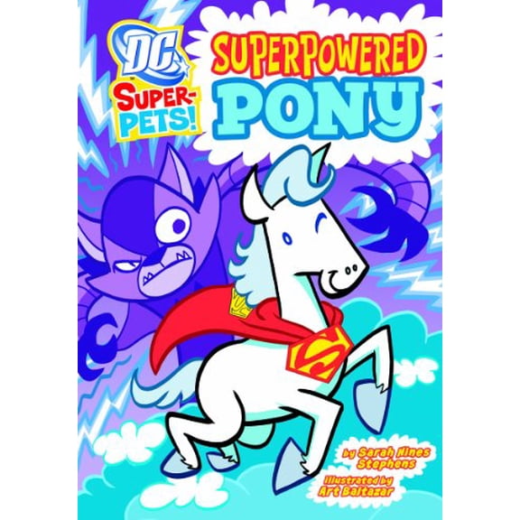 Pre-Owned Superpowered Pony DC Super-Pets! Library Binding Sarah Hines Stephens