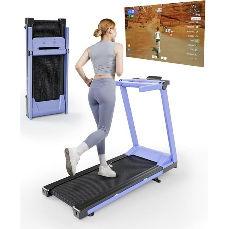 Dpforest 3 in 1 Folding Treadmill Treadmill with 6 Incline Speed Range 10mph 350lbs Weight Capacity