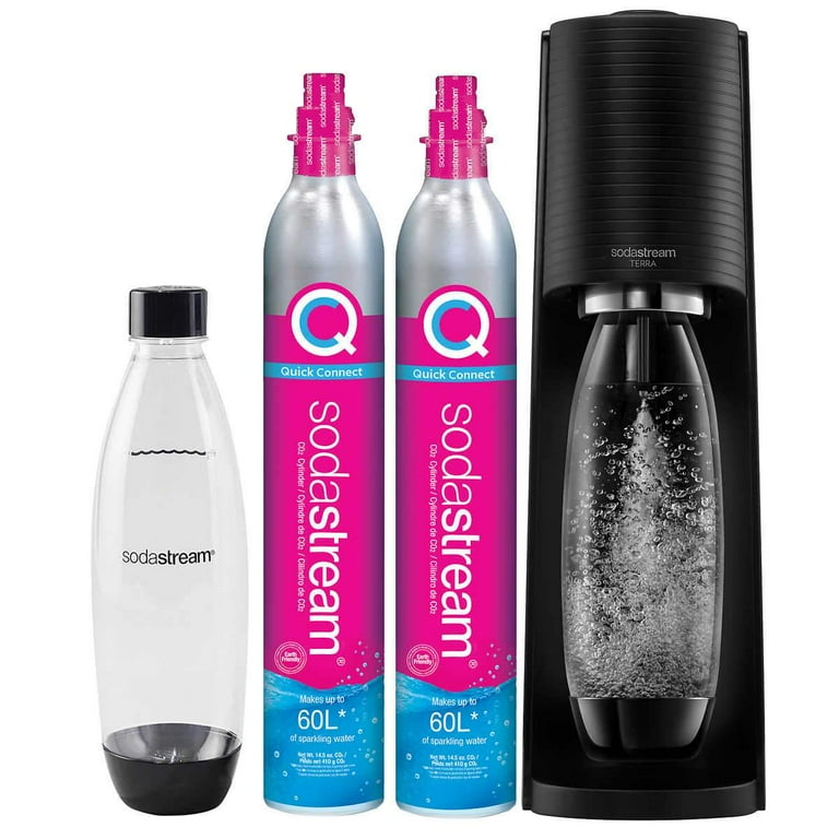 Sodastream Terra Machine: Sparkling Water Maker Bundle with