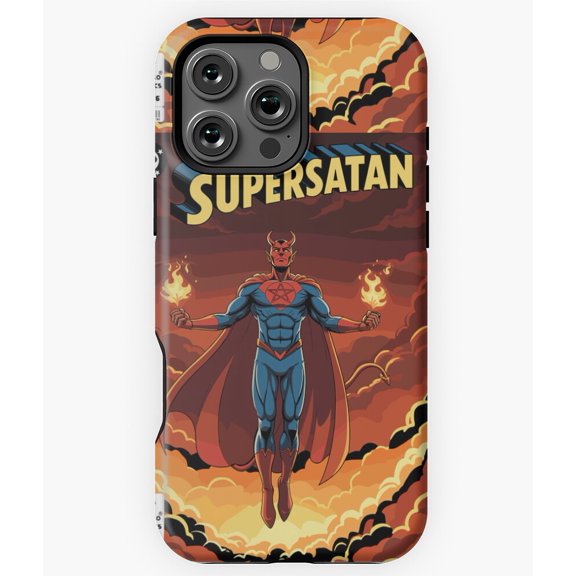 Supersatan The New Action Hero Phone Case for iPhone 16 15 14 13 12 11 Pro Max