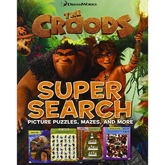 Pre-Owned DreamWorks the Croods Super Search: Picture Puzzles, Mazes and More Paperback
