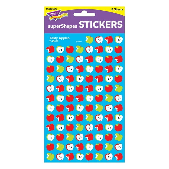 Supershapes Stickers Tasty Apples
